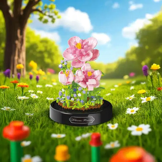 Fanuslu Çiçek Serisi – Hibiskus Yapı Bloğu Seti