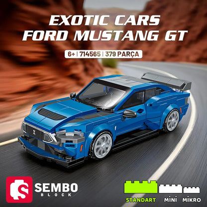 Ford Mustang GT Yapı Bloğu Seti 379 Parça