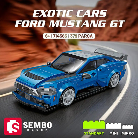 Ford Mustang GT Yapı Bloğu Seti 379 Parça
