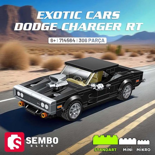 Dodge Charger RT Yapı Bloğu Seti 306 Parça