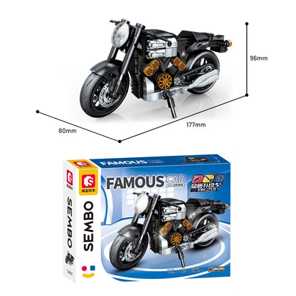 Yamaha V-Max Motosiklet Yapı Bloğu Seti - 203 Parça