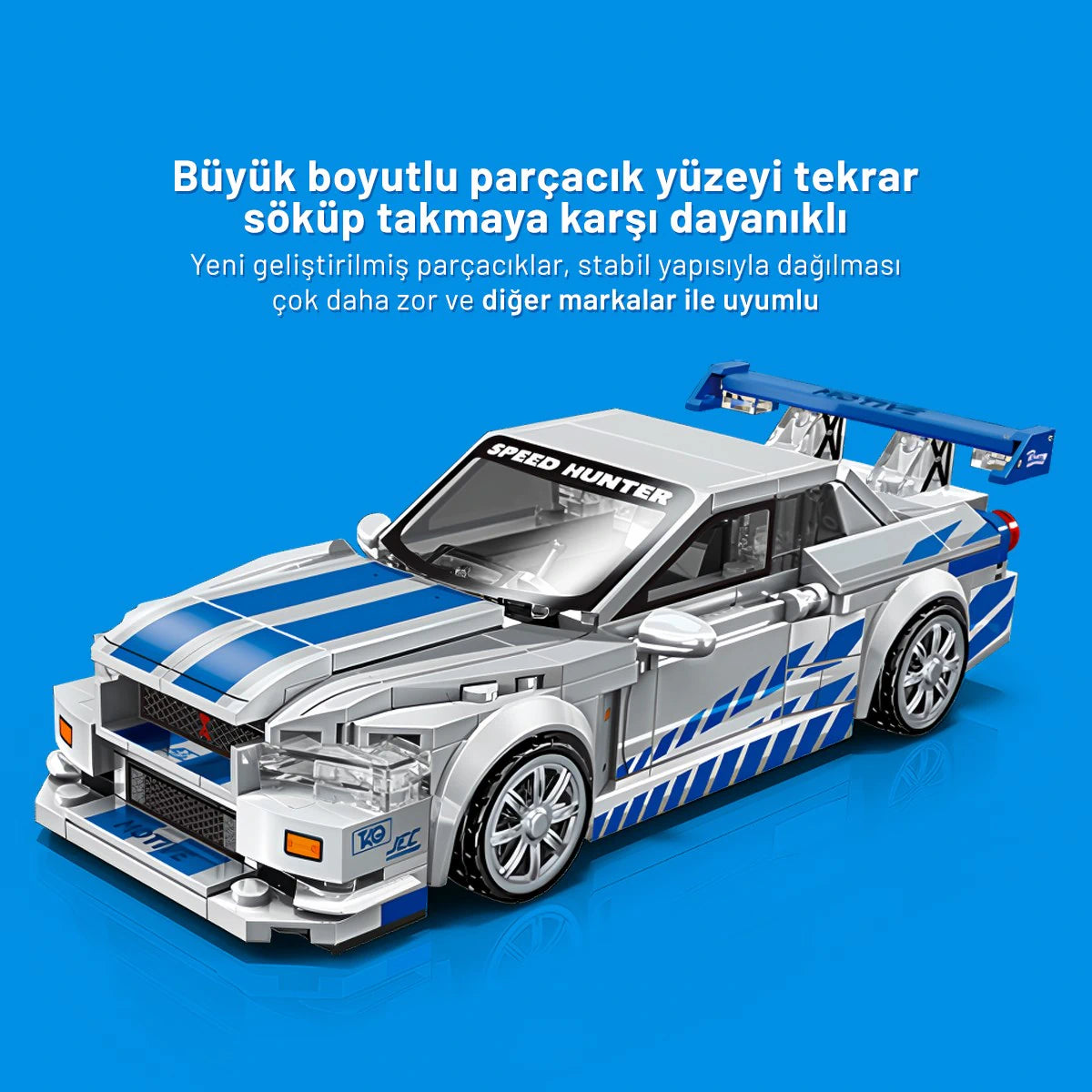 Nissan Skyline GTR Yapı Bloğu Seti – 341 Parça