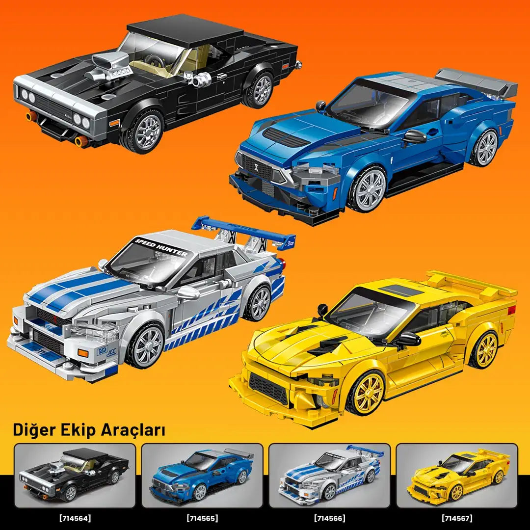 Ford Mustang GT Yapı Bloğu Seti 379 Parça